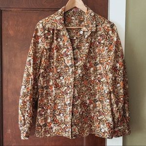 Vintage floral button-down